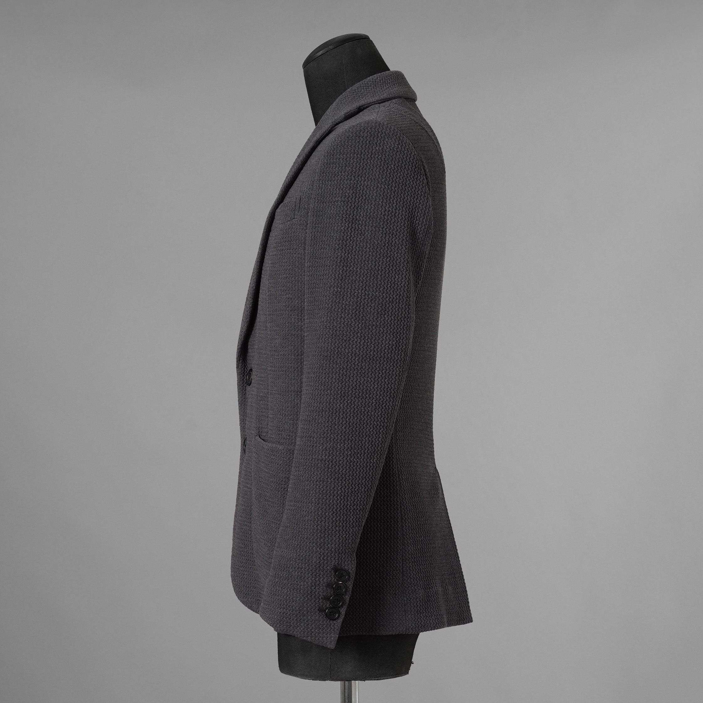 1PIU1UGUALE3 ウノピゥウノウグァーレトレ / 美品 22AW 直営店限定 UNCON JKT / 2B テーラード ジャケット / MRB702-PR116 / size 3 (GRAY)  123016-alm