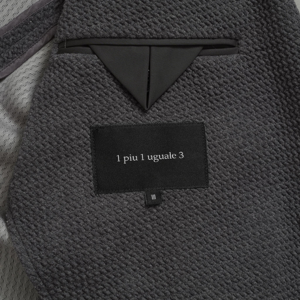 1PIU1UGUALE3 ウノピゥウノウグァーレトレ / 美品 22AW 直営店限定 UNCON JKT / 2B テーラード ジャケット / MRB702-PR116 / size 3 (GRAY)  123016-alm