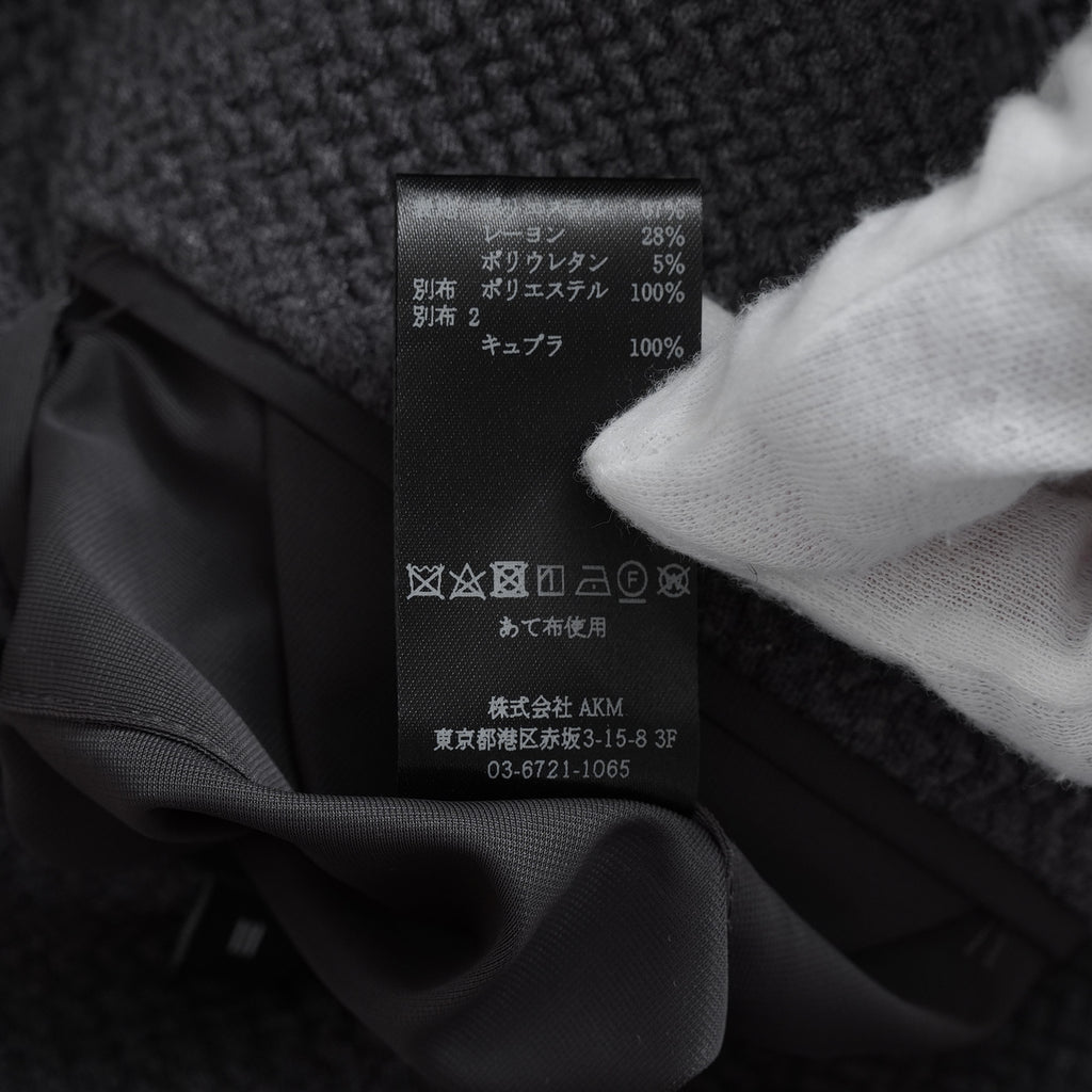 1PIU1UGUALE3 ウノピゥウノウグァーレトレ / 美品 22AW 直営店限定 UNCON JKT / 2B テーラード ジャケット / MRB702-PR116 / size 3 (GRAY)  123016-alm