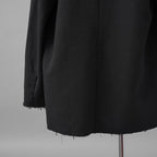 daubドーブ / 美品 HOODED COAT / ダブルガーゼ フーデッド コート / size 44 (BLACK)