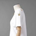 LOUIS VUITTON ルイヴィトン / 22SS サイドストラップ Tシャツ チェーン / 半袖Tシャツ / RW222B UOL FNTS76 / size M (WHITE) レディース