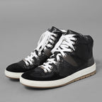 Dior homme ディオールオム / 14AW クロコダイル レザー ハイカット スニーカー  クリス・ヴァン・アッシュ / size 40 (25cm) BLACK)