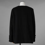 MAX MARA STUDIO マックス マーラ ステュディオ / 美品 ノーカラー ウールコート アウター / 60360263 / size 42 (BLACK) レディース 352085-yng