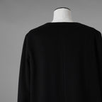 MAX MARA STUDIO マックス マーラ ステュディオ / 美品 ノーカラー ウールコート アウター / 60360263 / size 42 (BLACK) レディース 352085-yng