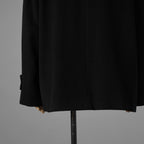 MAX MARA STUDIO マックス マーラ ステュディオ / 美品 ノーカラー ウールコート アウター / 60360263 / size 42 (BLACK) レディース 352085-yng