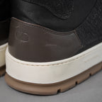 Dior homme ディオールオム / 14AW クロコダイル レザー ハイカット スニーカー  クリス・ヴァン・アッシュ / size 40 (25cm) BLACK)