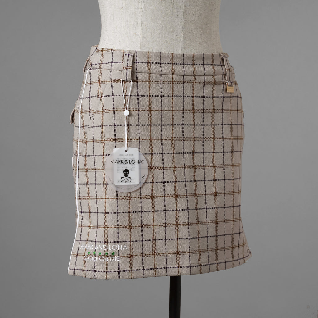 新品 MARK & LONA マークアンドロナ / 23AW Milo Fitted Skirt キュロット ショートパンツ / size 38 (BEIGE) レディース 352083-izm