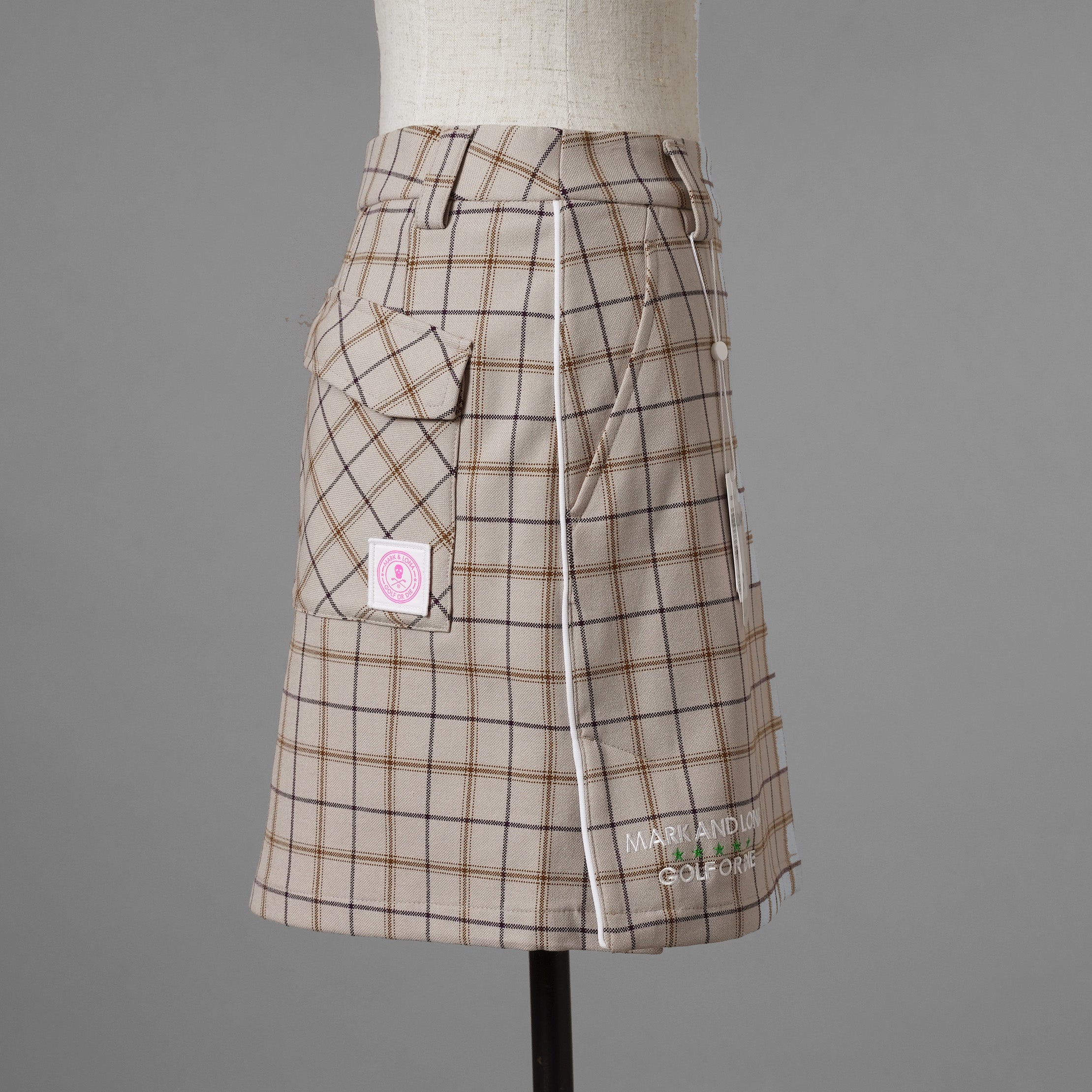 新品 MARK & LONA マークアンドロナ / 23AW Milo Fitted Skirt キュロット ショートパンツ / size 38 (BEIGE) レディース 352083-izm
