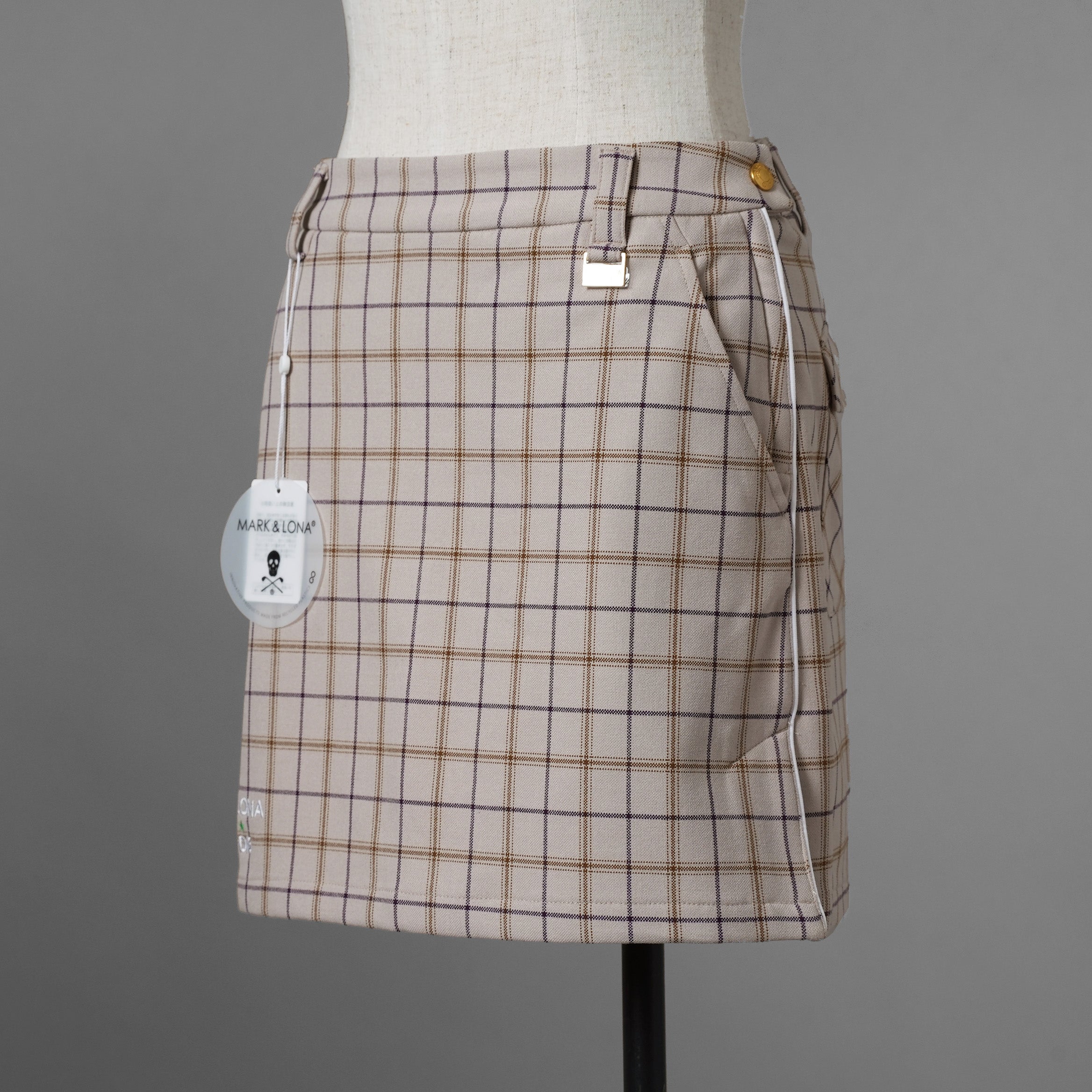 新品 MARK & LONA マークアンドロナ / 23AW Milo Fitted Skirt キュロット ショートパンツ / size 38 (BEIGE) レディース 352083-izm