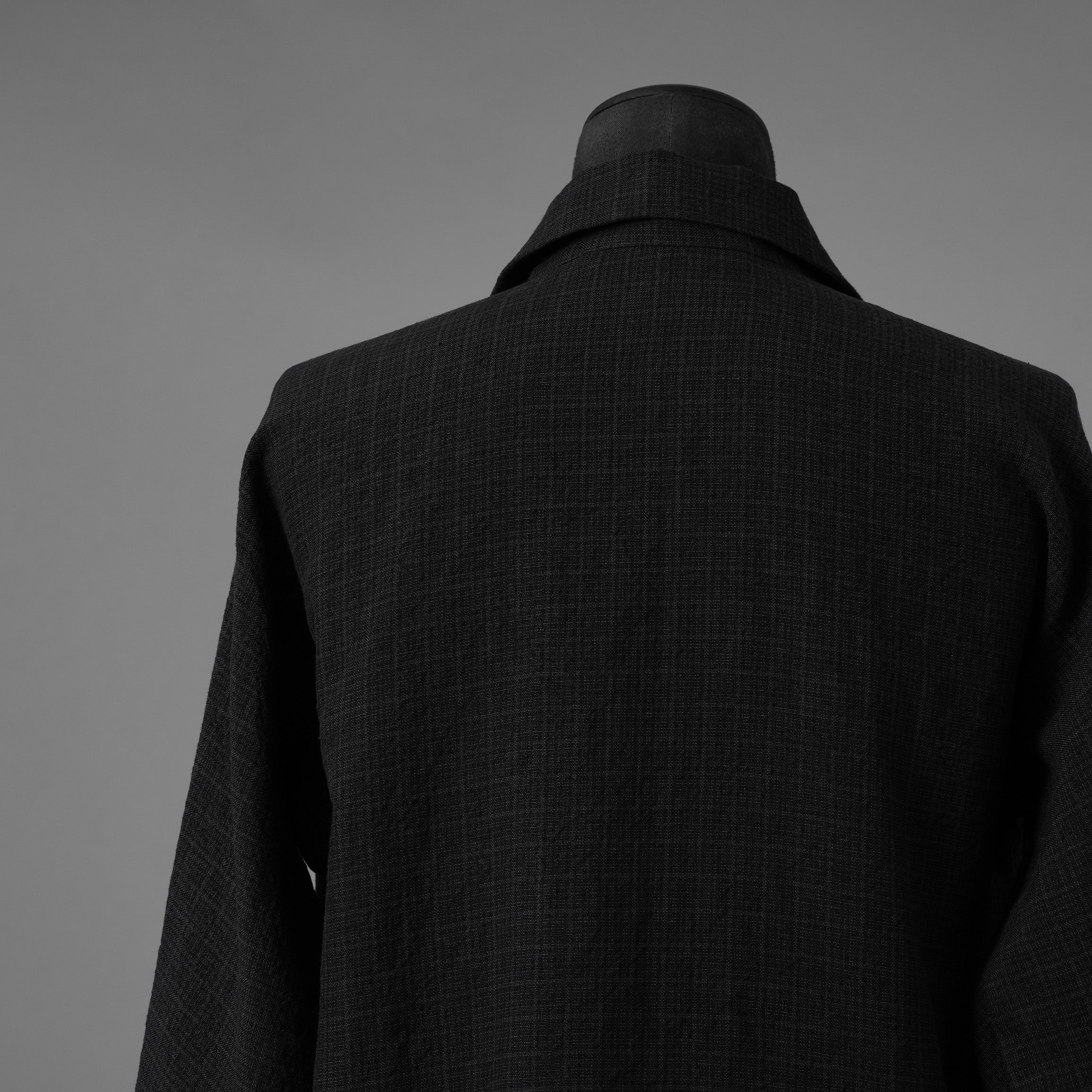 新品 m.a+ エムエークロス / 26SS zipped tall collar shirt jacket wt. pockets / H252DZ/P / LCK シャツ ジャケット / H252DZ / size 54 (BLACK) 352090-uen