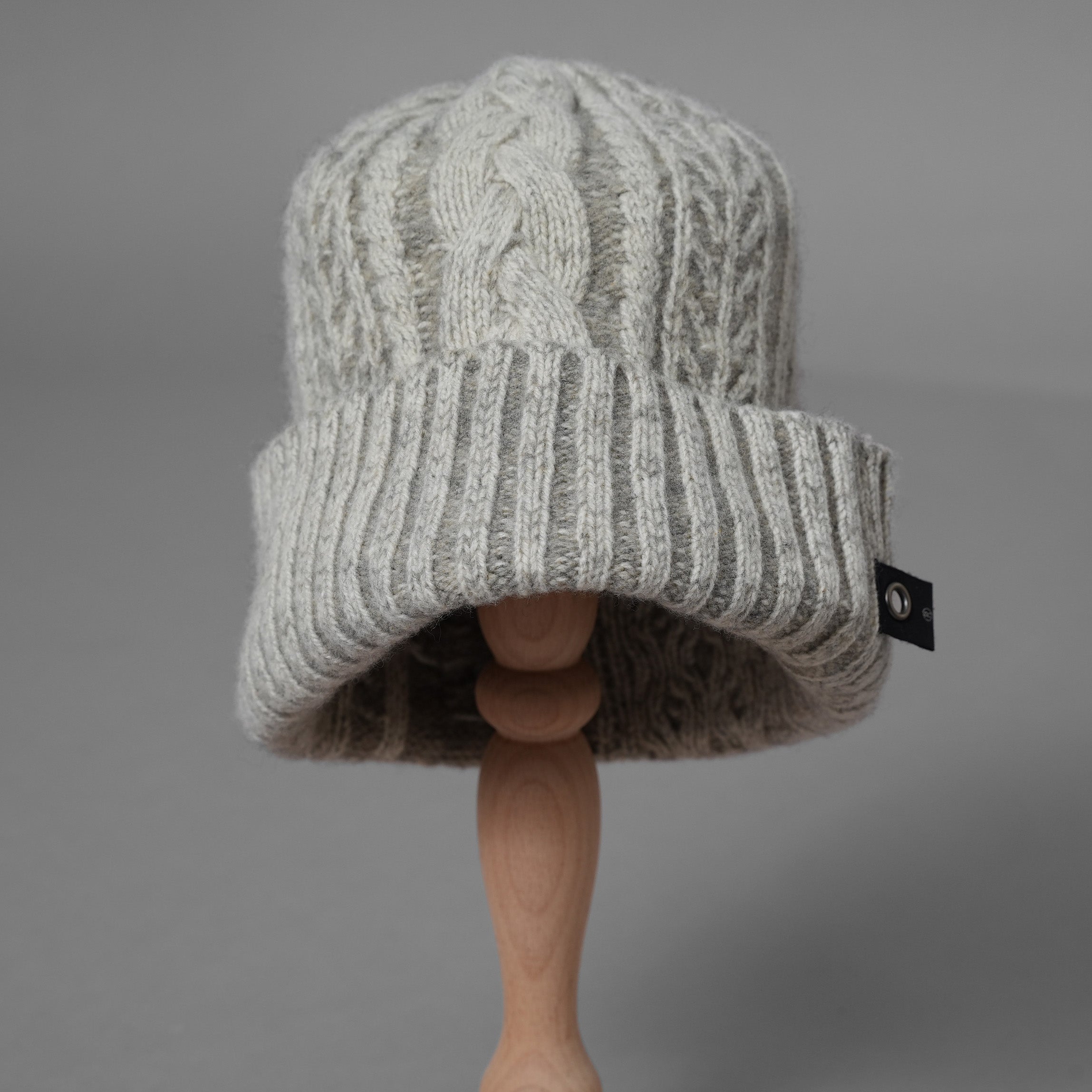 wjk ダヴルジェイケイ / 美品 ニットキャップ ビーニー アクセサリー / GRAY 123018-alm