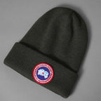 Canada Goose カナダグース / 美品 Arctic Disc Toque アークティック ディスク トーク ニットビーニー アクセサリー / 6936M / GREEN 123019-alm