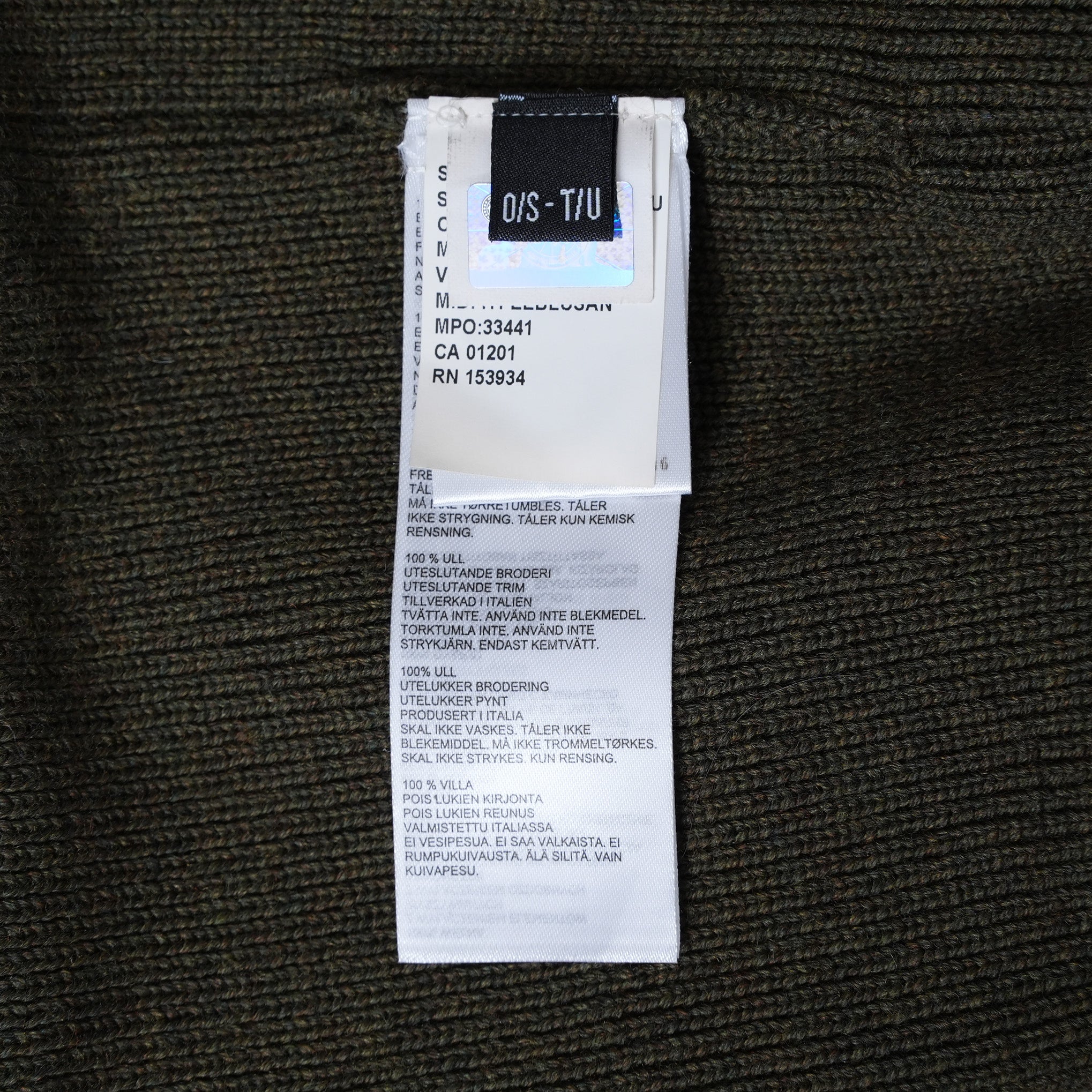 Canada Goose カナダグース / 美品 Arctic Disc Toque アークティック ディスク トーク ニットビーニー アクセサリー / 6936M / GREEN 123019-alm