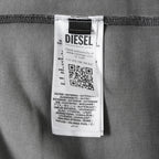 DIESEL ディーゼル / 美品 25SS S-RUBEN ランウェイ クラッシュ加工クルーネック スウェット / A18216 / size L (GRAY) 352089-in-ue