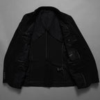 新品 1PIU1UGUALE3 ウノピゥウノウグァーレトレ x Del Piero ADP / 23AW デルピエロ コラボ JETSET GRANVIA TAILORED JACKET テーラードジャケット アウター / MDB001 PEU002 / size 4 (BLACK) 123020-alm