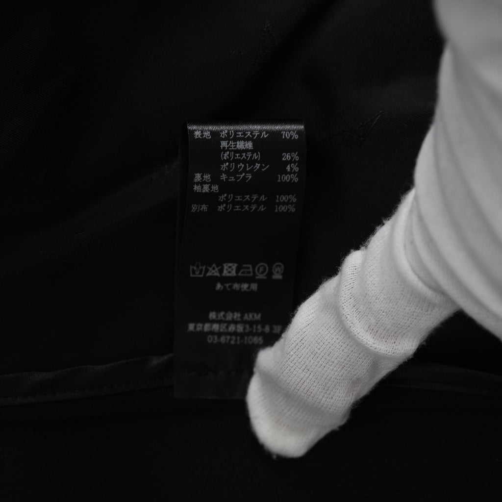新品 1PIU1UGUALE3 ウノピゥウノウグァーレトレ x Del Piero ADP / 23AW デルピエロ コラボ JETSET GRANVIA TAILORED JACKET テーラードジャケット アウター / MDB001 PEU002 / size 4 (BLACK) 123020-alm