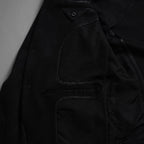新品 1PIU1UGUALE3 ウノピゥウノウグァーレトレ x Del Piero ADP / 23AW デルピエロ コラボ JETSET GRANVIA TAILORED JACKET テーラードジャケット アウター / MDB001 PEU002 / size 4 (BLACK) 123020-alm