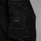 新品 1PIU1UGUALE3 ウノピゥウノウグァーレトレ x Del Piero ADP / 23AW デルピエロ コラボ JETSET GRANVIA TAILORED JACKET テーラードジャケット アウター / MDB001 PEU002 / size 4 (BLACK) 123020-alm