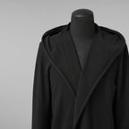 m.a+ エムエークロス / 美品 23SS hand painted hooded unlined cardigan coat / フーデッド コート / C328-HP/JM4 / size 48 (BLACK)