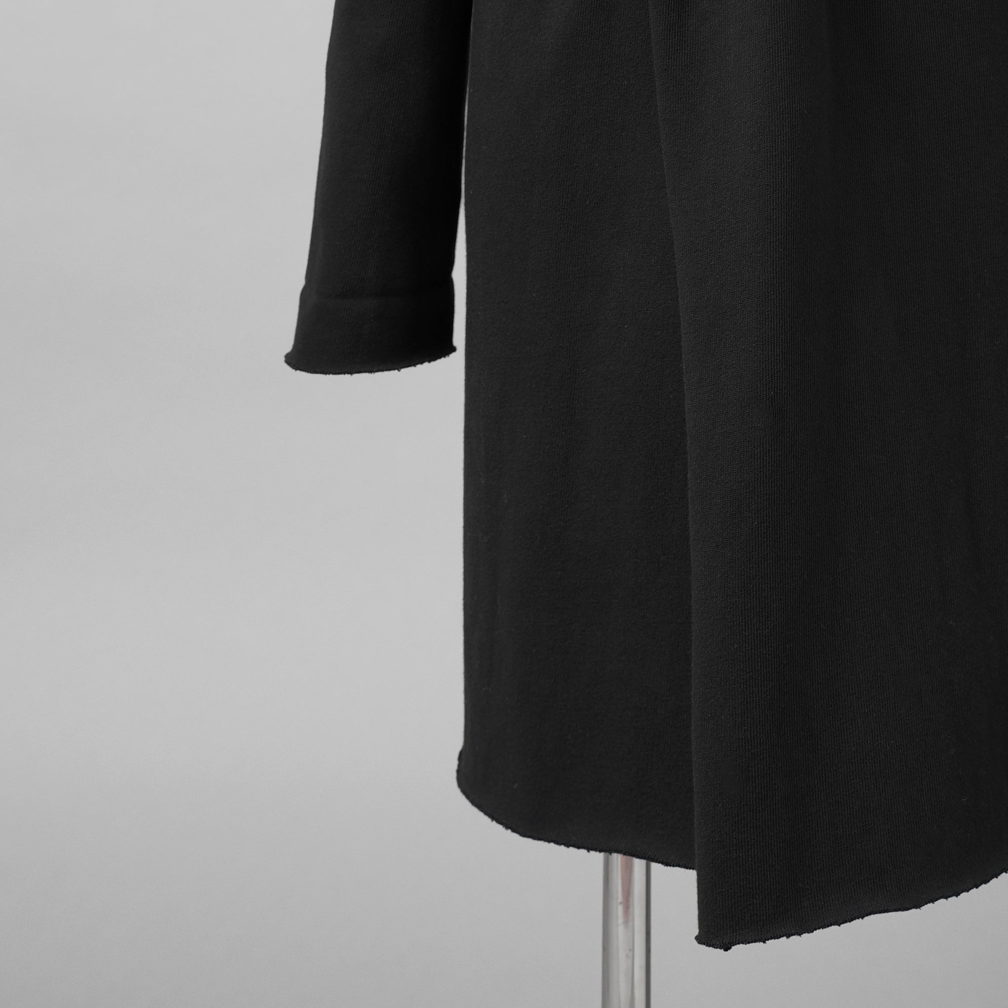 m.a+ エムエークロス / 美品 23SS hand painted hooded unlined cardigan coat / フーデッド コート / C328-HP/JM4 / size 48 (BLACK)