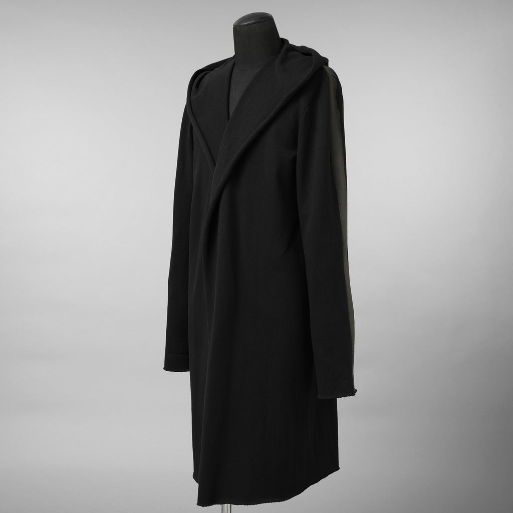 m.a+ エムエークロス / 美品 23SS hand painted hooded unlined cardigan coat / フーデッド コート / C328-HP/JM4 / size 48 (BLACK)