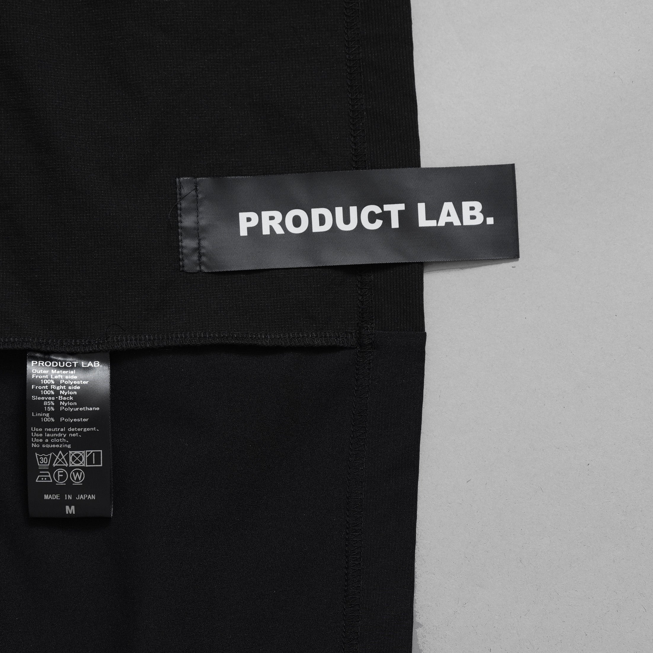 PRODUCT LAB. プロダクトラボ / 美品 23SS LAB.CKET ZIP Tシャツ 半袖Tシャツ / PLT3S001 / size M (BLACK) 352086-in-ue