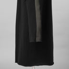 m.a+ エムエークロス / 美品 23SS hand painted hooded unlined cardigan coat / フーデッド コート / C328-HP/JM4 / size 48 (BLACK)