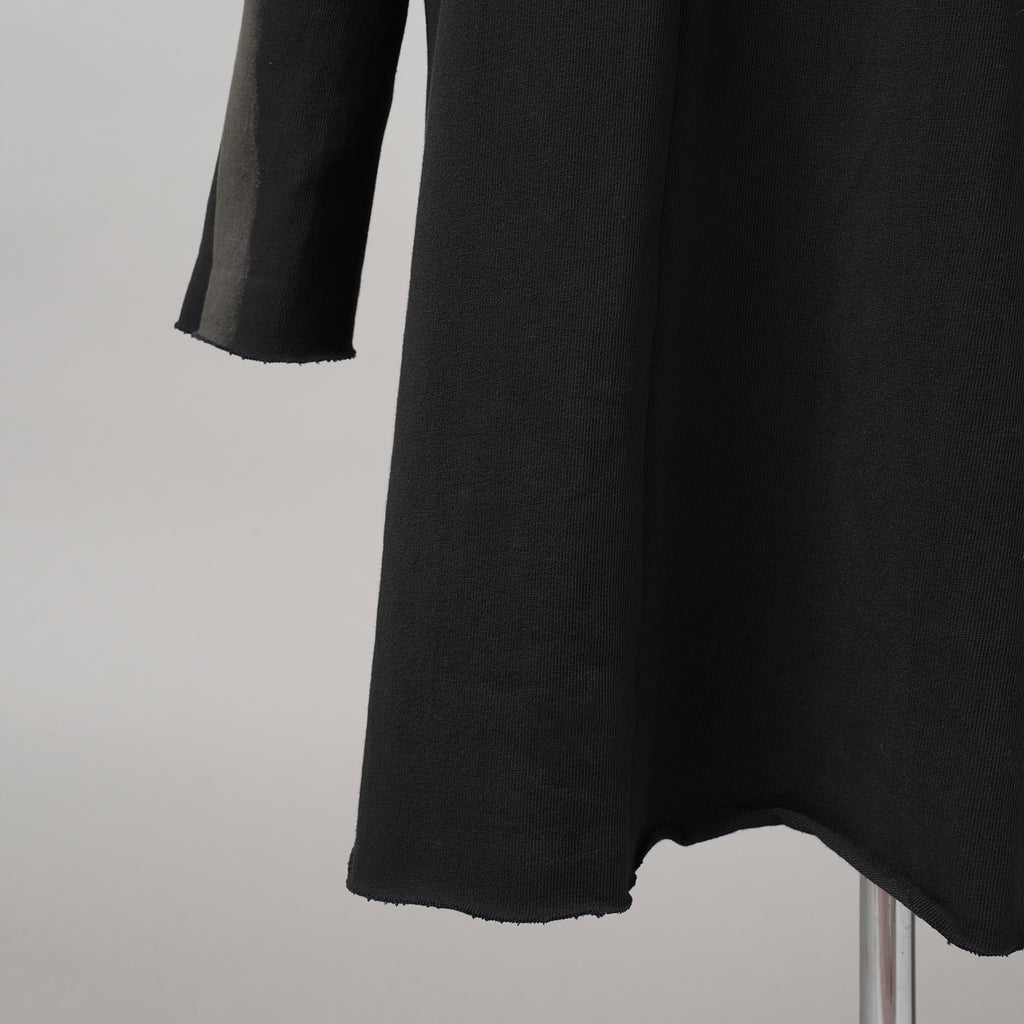 m.a+ エムエークロス / 美品 23SS hand painted hooded unlined cardigan coat / フーデッド コート / C328-HP/JM4 / size 48 (BLACK)