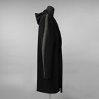 m.a+ エムエークロス / 美品 23SS hand painted hooded unlined cardigan coat / フーデッド コート / C328-HP/JM4 / size 48 (BLACK)