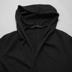 m.a+ エムエークロス / 美品 23SS hand painted hooded unlined cardigan coat / フーデッド コート / C328-HP/JM4 / size 48 (BLACK)