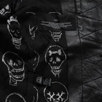 bajra バジュラ / 美品 25AW ウール リネン コットン ツイード カウハイドアクセント 3ボタン ジャケット / 159BJ01 / size 3 (BLACK) 352087-in-ue