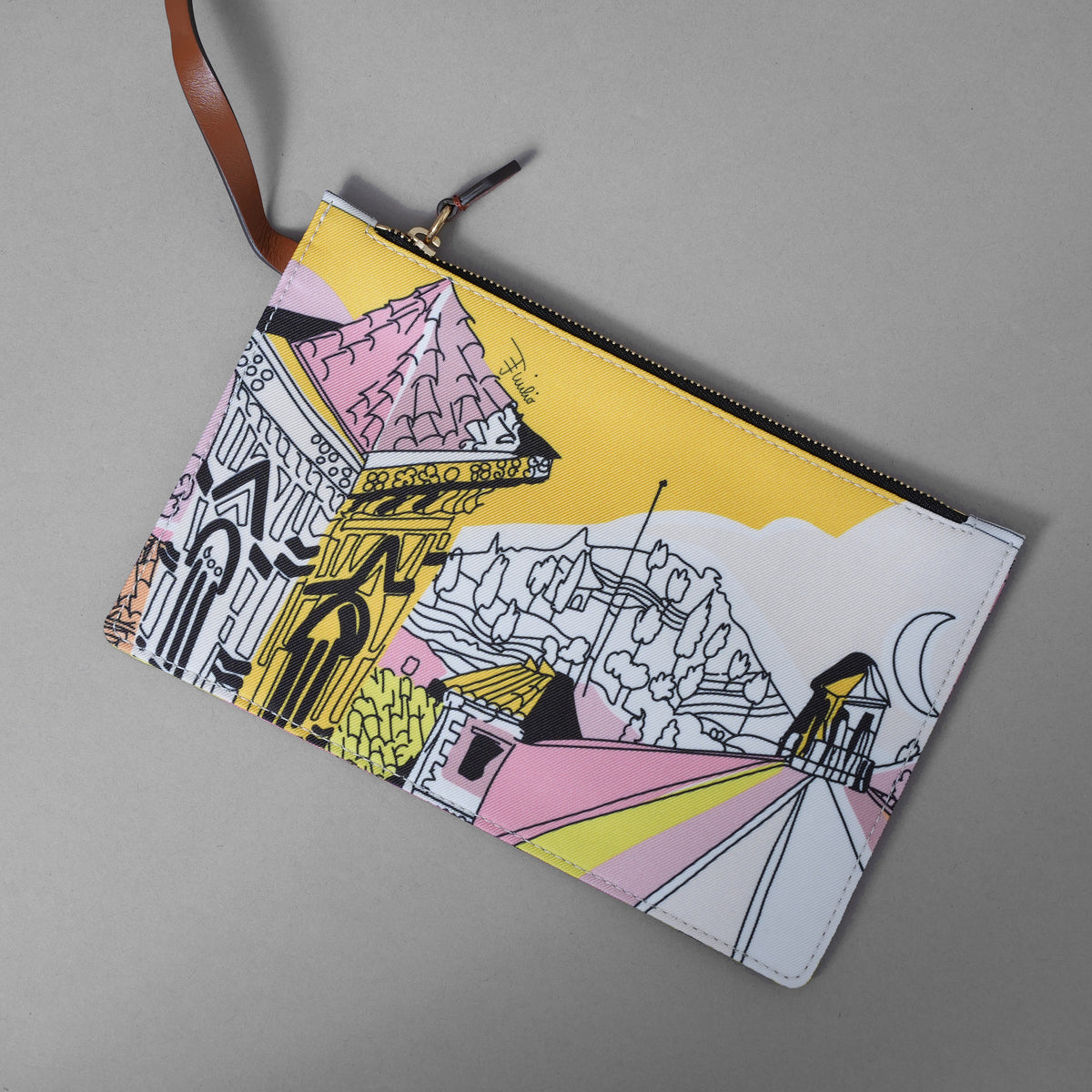 EMILIO PUCCI エミリオ プッチ / 美品 22SS Battisteroバッティステロ プリント HOBO BAG ショルダーバッグ  バッグ / MULTI COLOR レディース 352084-izm