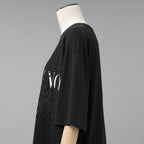VALENTINO ヴァレンティノ /  20SS ロゴ レースパネル 半袖Tシャツ / オーバーサイズ  / WB3MG 14W6K7 / size S (BLACK) レディース