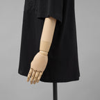 VALENTINO ヴァレンティノ /  20SS ロゴ レースパネル 半袖Tシャツ / オーバーサイズ  / WB3MG 14W6K7 / size S (BLACK) レディース
