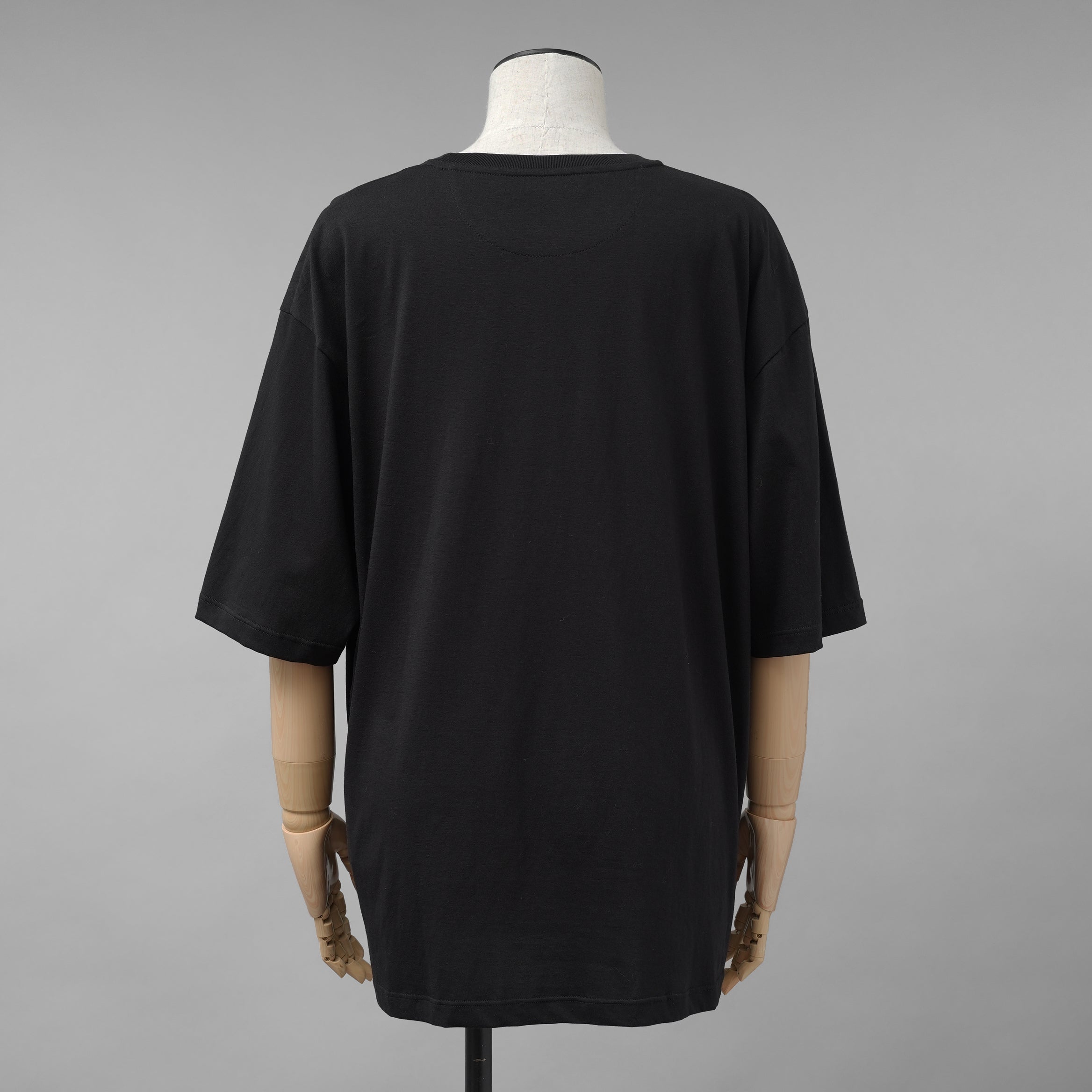 VALENTINO ヴァレンティノ /  20SS ロゴ レースパネル 半袖Tシャツ / オーバーサイズ  / WB3MG 14W6K7 / size S (BLACK) レディース