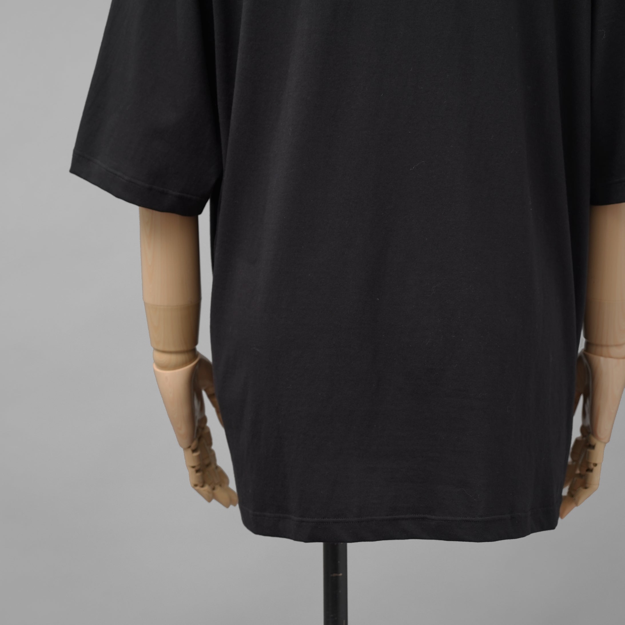 VALENTINO ヴァレンティノ /  20SS ロゴ レースパネル 半袖Tシャツ / オーバーサイズ  / WB3MG 14W6K7 / size S (BLACK) レディース