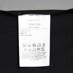 VALENTINO ヴァレンティノ /  20SS ロゴ レースパネル 半袖Tシャツ / オーバーサイズ  / WB3MG 14W6K7 / size S (BLACK) レディース