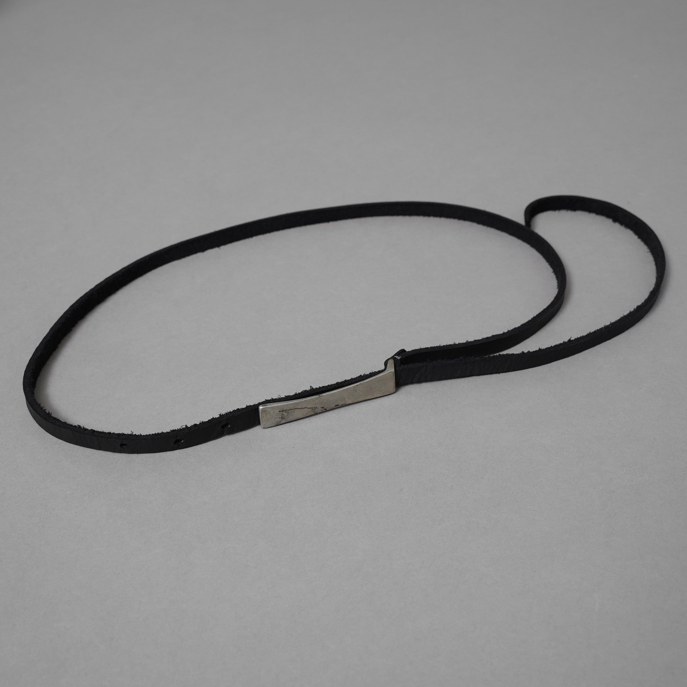 incarnation インカネーション / 美品 HORSE LEATHER LONG BUCKLE BELT ベルト アクセサリー / BLACK 352088-ymu