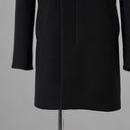 1PIU1UGUALE3 ウノピゥウノウグァーレトレ / 18AW 美品 WRAP NECK HOOD COAT ウールカシミア メルトンコート アウター / MRC060 WNY016 / size 4 (BLACK) 123023-alm