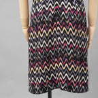 MISSONI ミッソーニ / 美品 23AW かぎ針編みニット 半袖ミニワンピース / DS23WG31 / size 44 (BLACK)