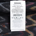 MISSONI ミッソーニ / 美品 23AW かぎ針編みニット 半袖ミニワンピース / DS23WG31 / size 44 (BLACK)