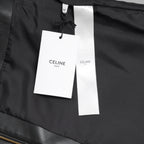 CELINE セリーヌ / 美品 23AW ラムレザー ミニスカート / 2H410305Q / size 38 (BLACK)