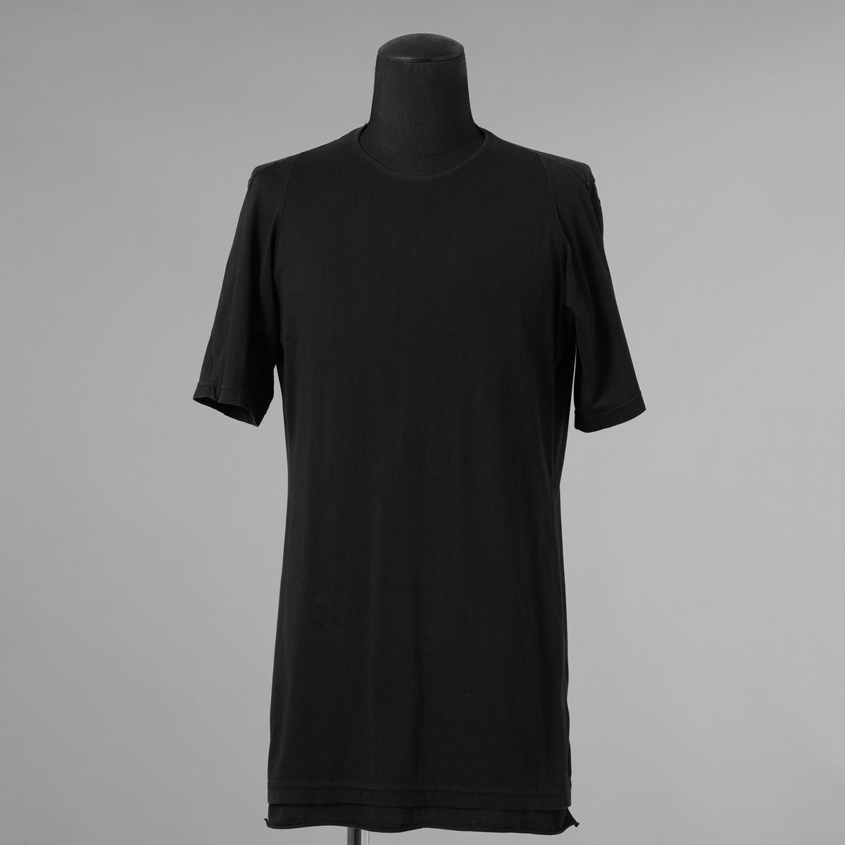 DEVOA デヴォア / コットンジャージ カットソー  半袖Tシャツ / size 2 (BLACK) 123021-alm