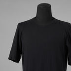 DEVOA デヴォア / コットンジャージ カットソー  半袖Tシャツ / size 2 (BLACK) 123021-alm