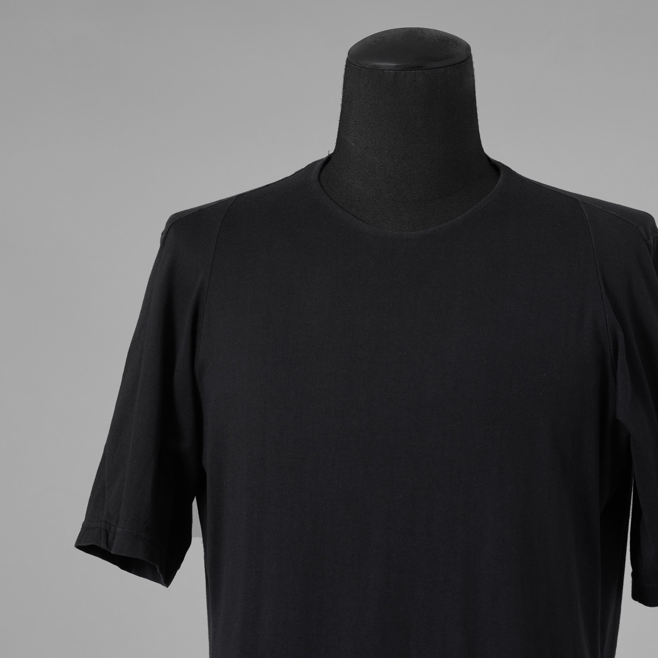 DEVOA デヴォア / コットンジャージ カットソー  半袖Tシャツ / size 2 (BLACK) 123021-alm