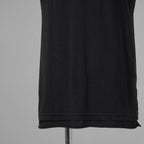 DEVOA デヴォア / コットンジャージ カットソー  半袖Tシャツ / size 2 (BLACK) 123021-alm
