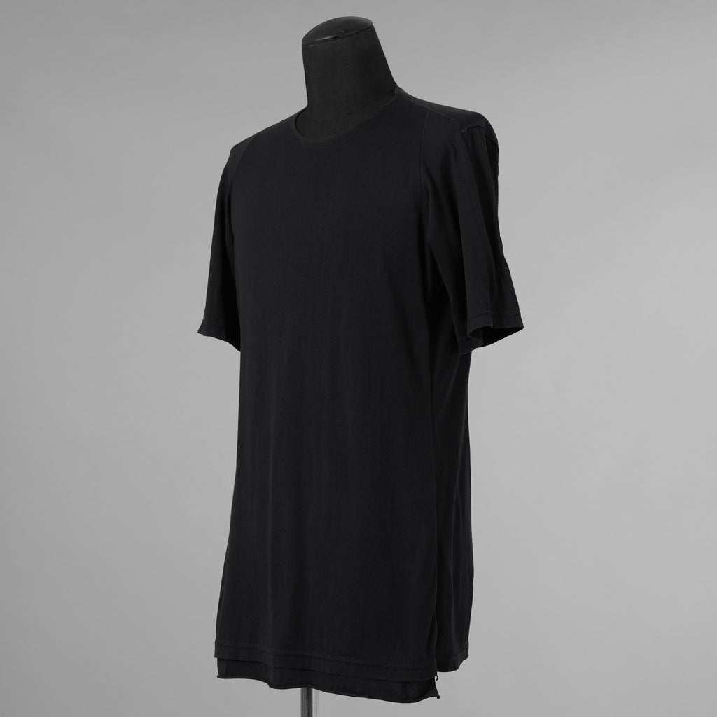 DEVOA デヴォア / コットンジャージ カットソー  半袖Tシャツ / size 2 (BLACK) 123021-alm