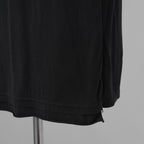 DEVOA デヴォア / コットンジャージ カットソー  半袖Tシャツ / size 2 (BLACK) 123021-alm