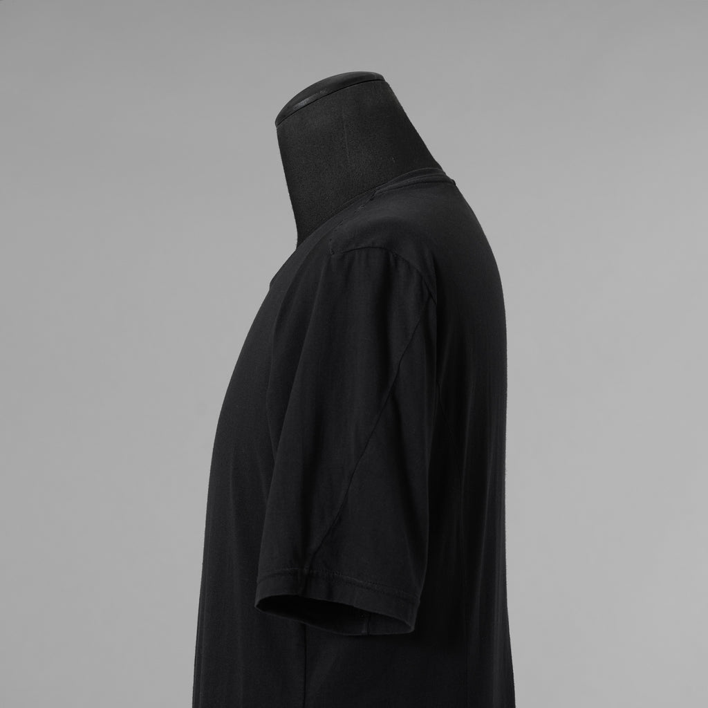 DEVOA デヴォア / コットンジャージ カットソー  半袖Tシャツ / size 2 (BLACK) 123021-alm