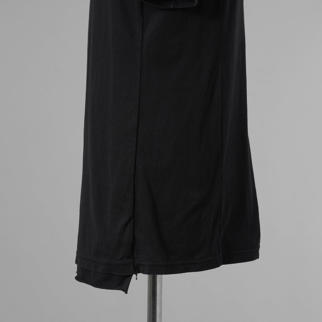 DEVOA デヴォア / コットンジャージ カットソー  半袖Tシャツ / size 2 (BLACK) 123021-alm